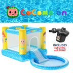 Casa Inflable con Tobogán y Piscina CoComelon (Incluye Bomba de Aire Eléctrica)
