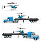 Helicóptero y camión Mega Hauler Gyro RC [paquete de 2]