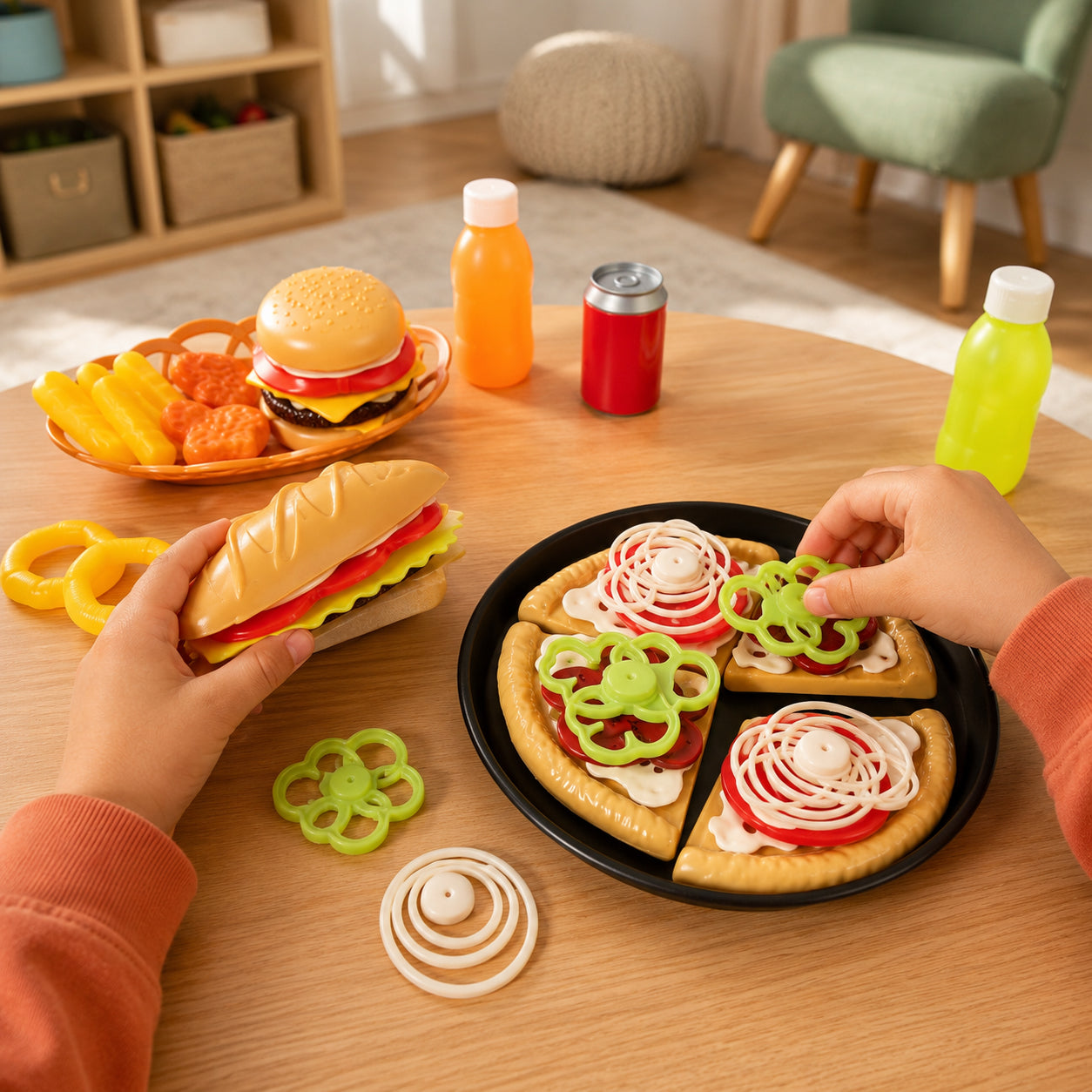 Pretend and Play Pizza Party Playset (49 Piece)