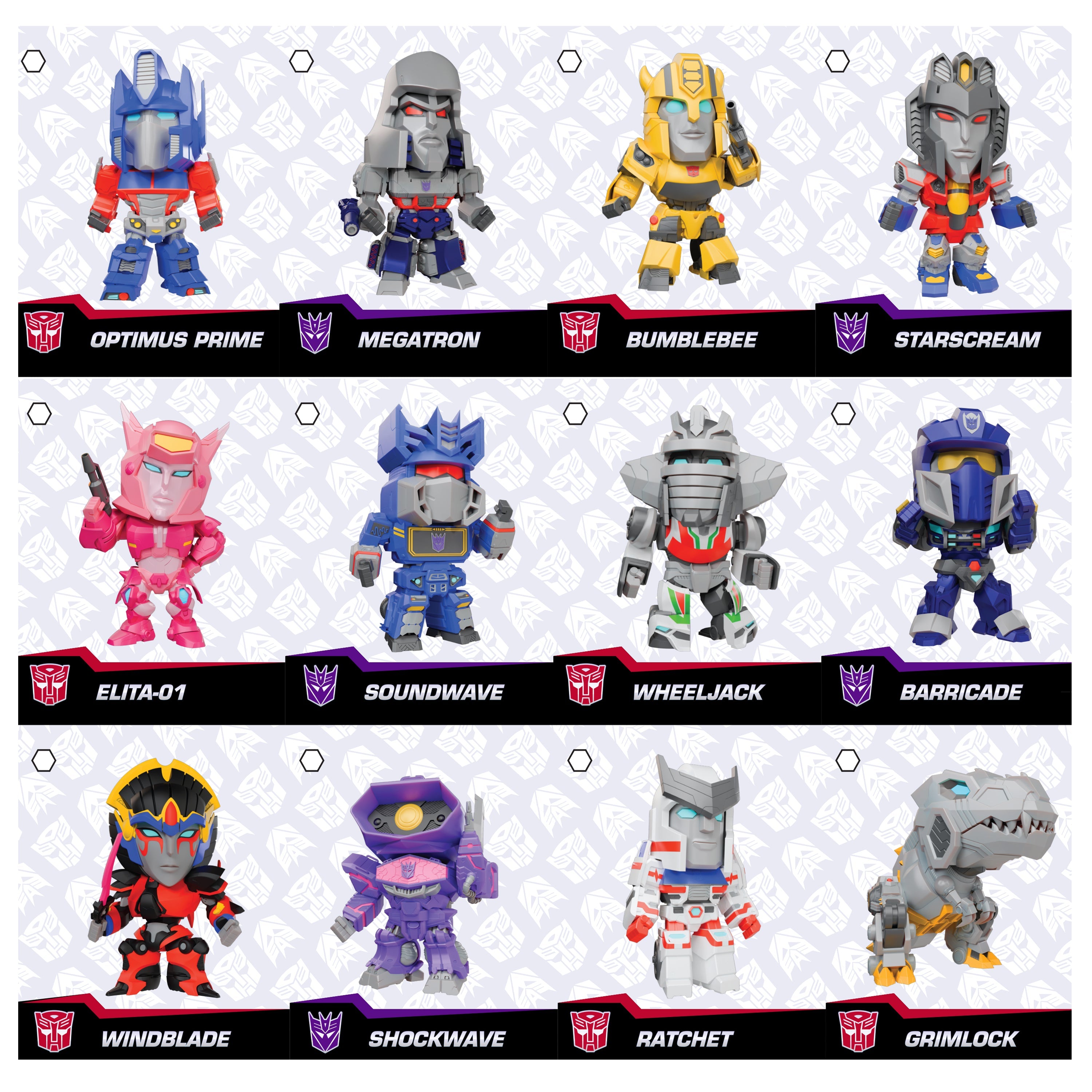 Transformers Collectible 3.5in Mini Figure 3PK