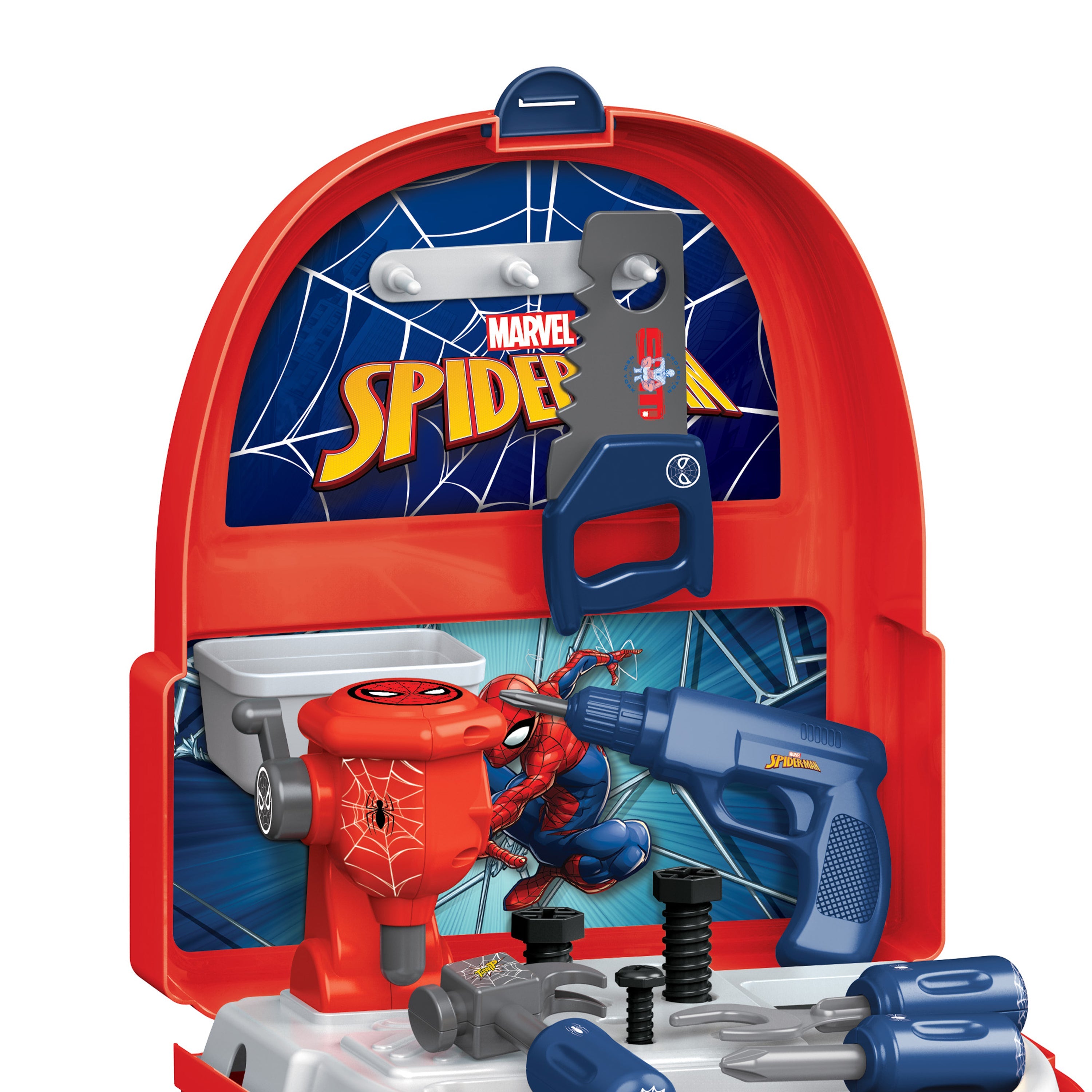 Spider-Man Handyman Backpack 18 Piece Tool Set