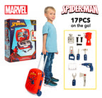 Juego de herramientas de 17 piezas para equipaje de Spider-Man Handyman