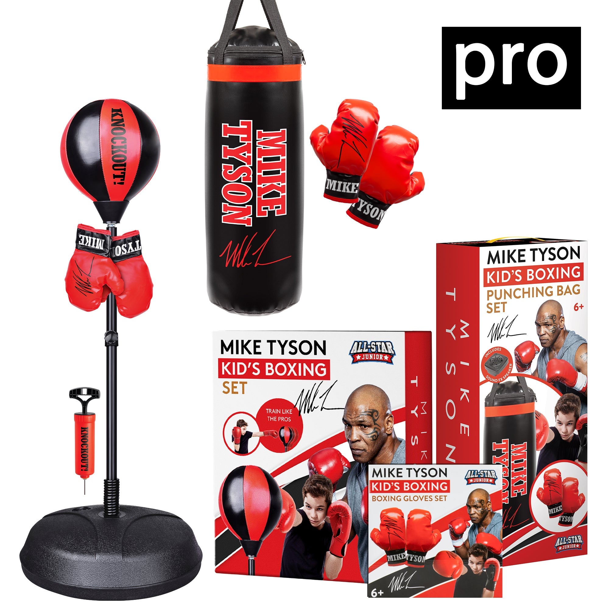 Set de boxeo para niños Mike Tyson