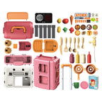 Set de juego 3 en 1 de cocina móvil con 49 piezas