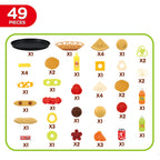Pretend and Play Pizza Party Playset (49 Piece)