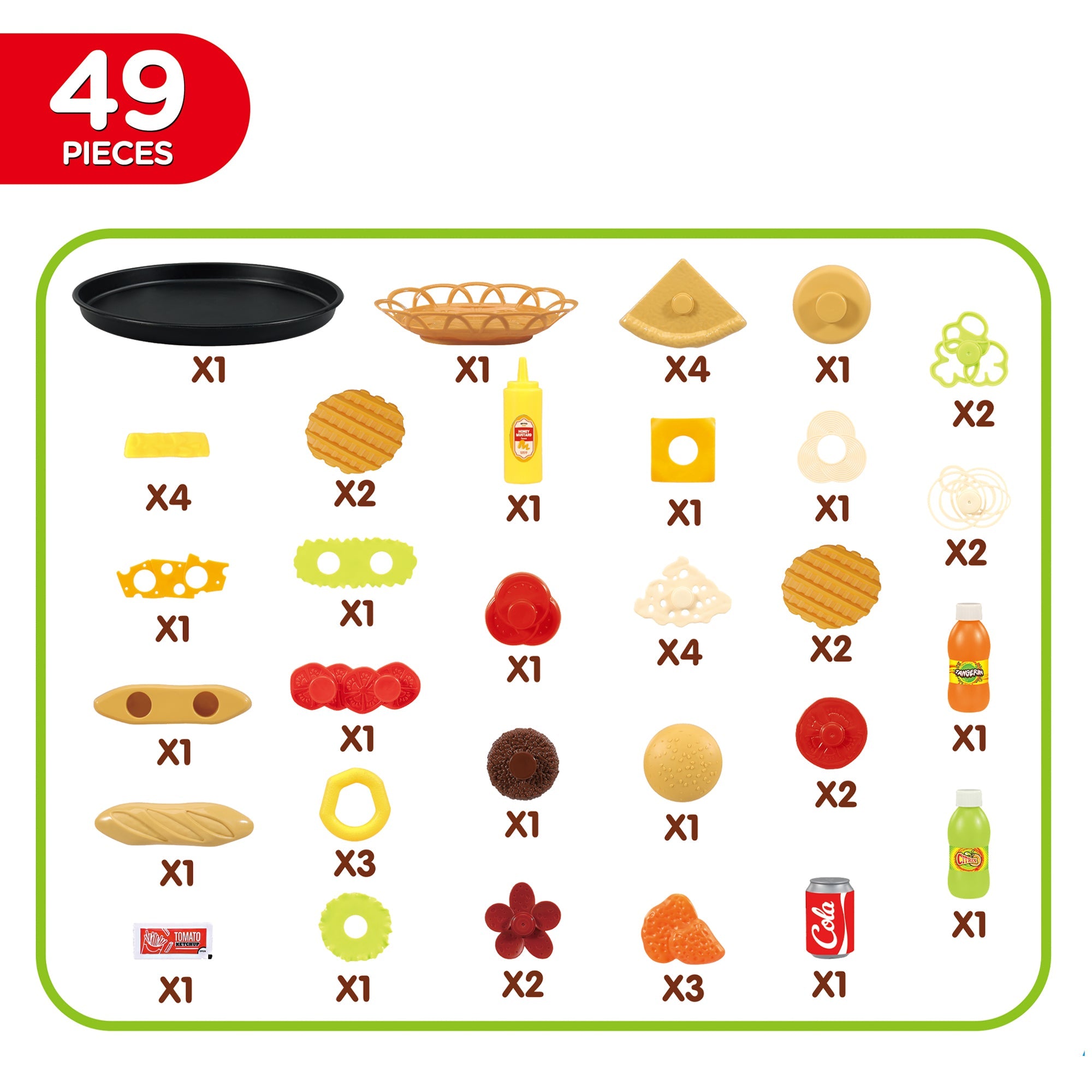 Pretend and Play Pizza Party Playset (49 Piece)