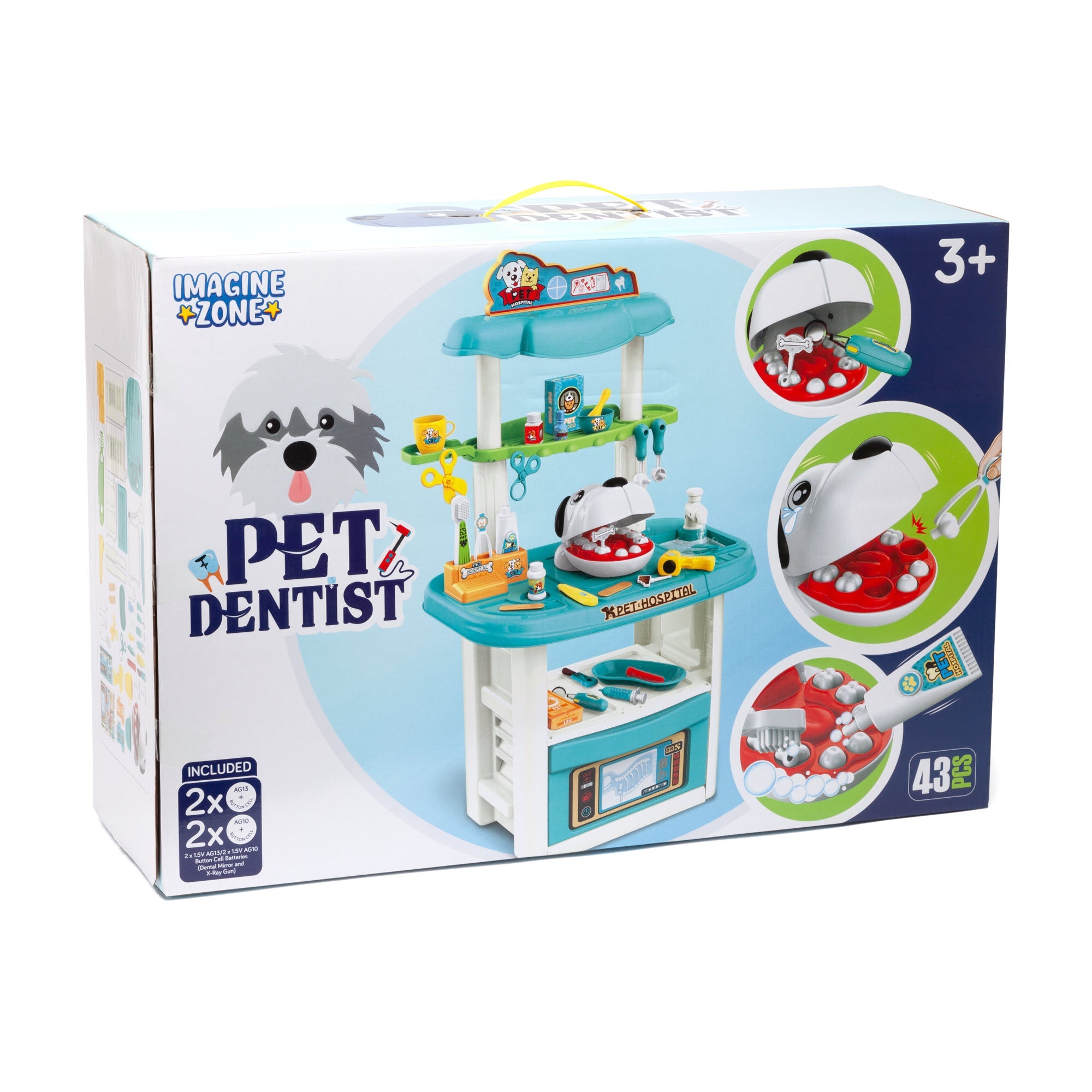 Dentista de Mascotas Set de 43 Piezas para Extracción y Limpieza de Dientes