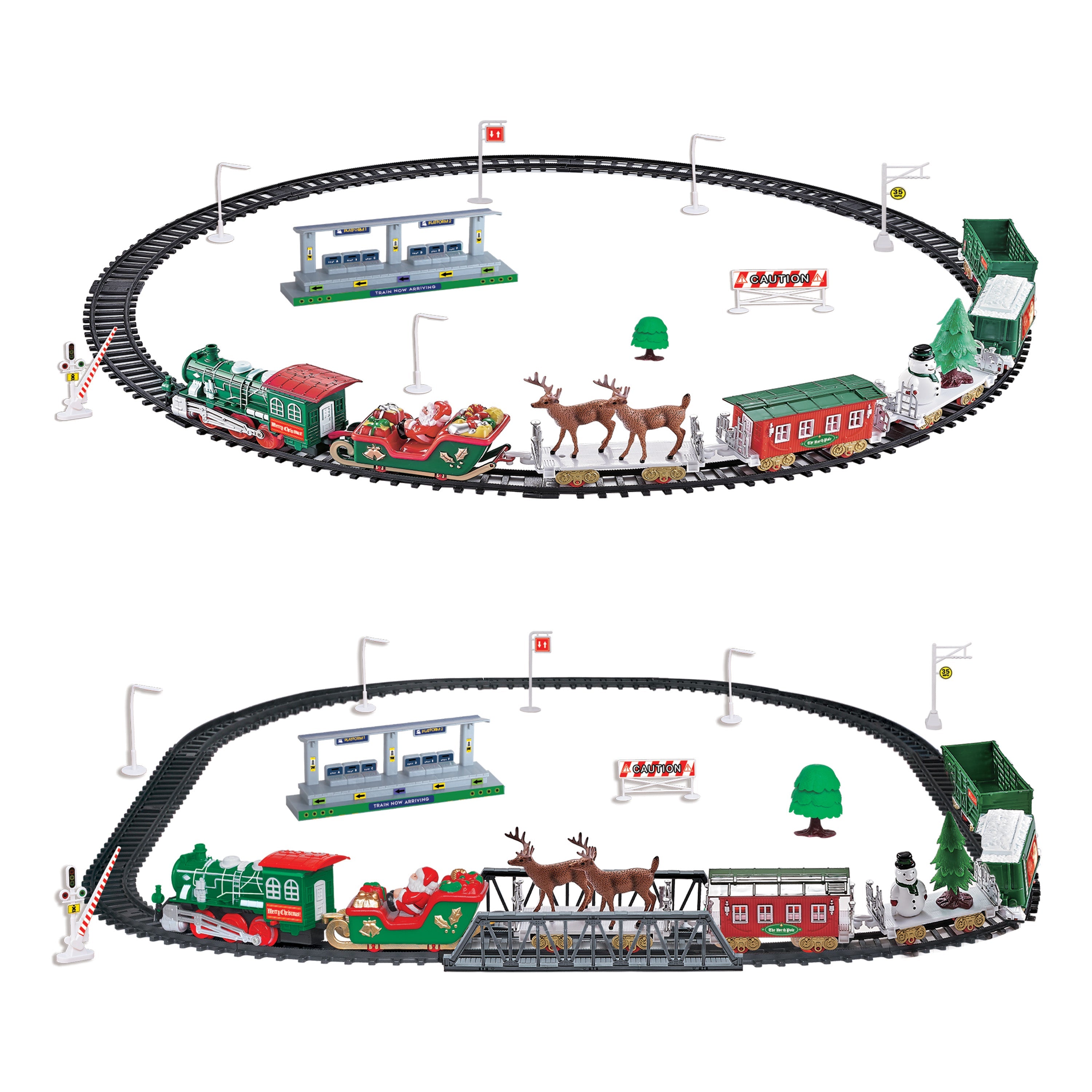 El tren Choo Choo de Santa - Set de tren de Navidad
