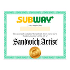 Subway Sandwich Artist 53 Piece Playset