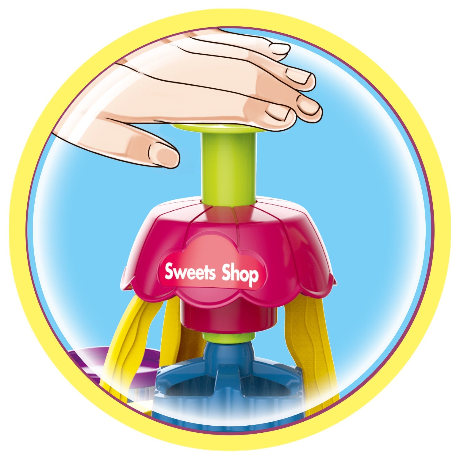 Juego de 37 piezas de tienda de dulces con masa de actividades
