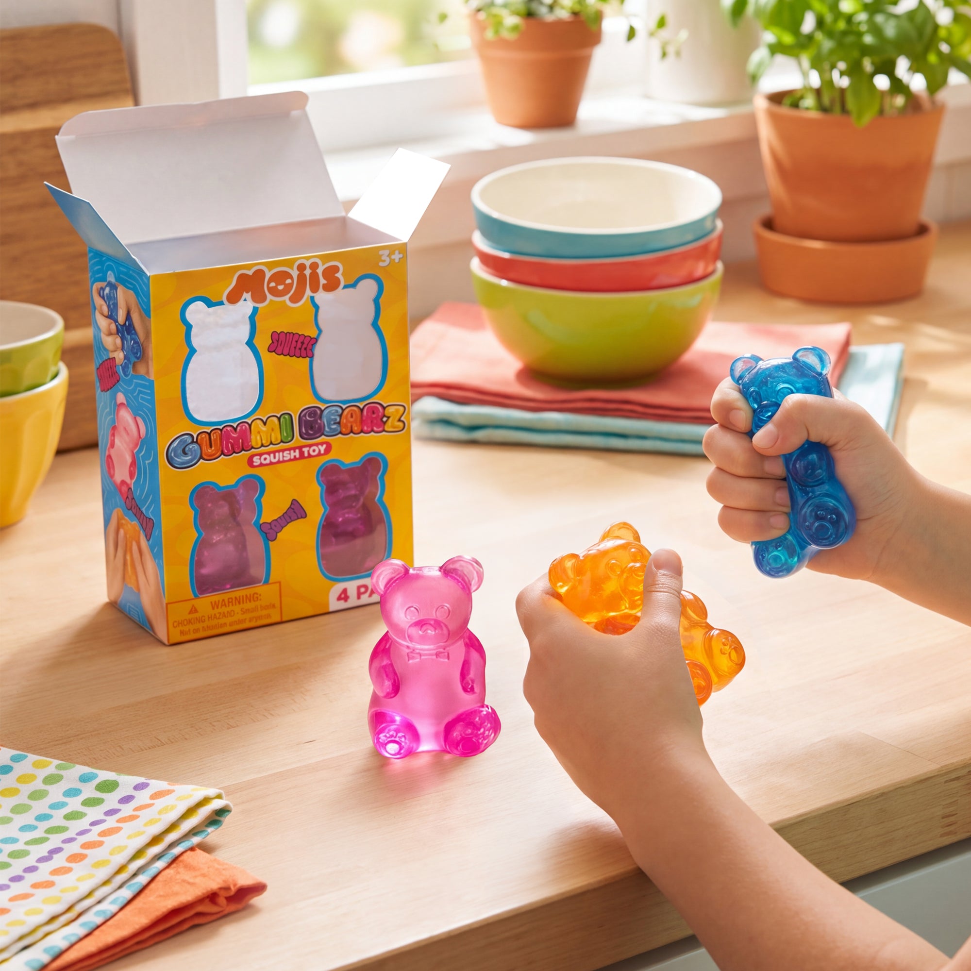 Mojis Gummi Bearz Squishy 4-Pack – World Tech Toys