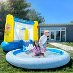 Casa Inflable con Tobogán y Piscina CoComelon (Incluye Bomba de Aire Eléctrica)