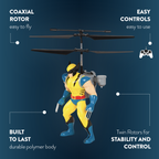 Figura voladora de Wolverine a control remoto