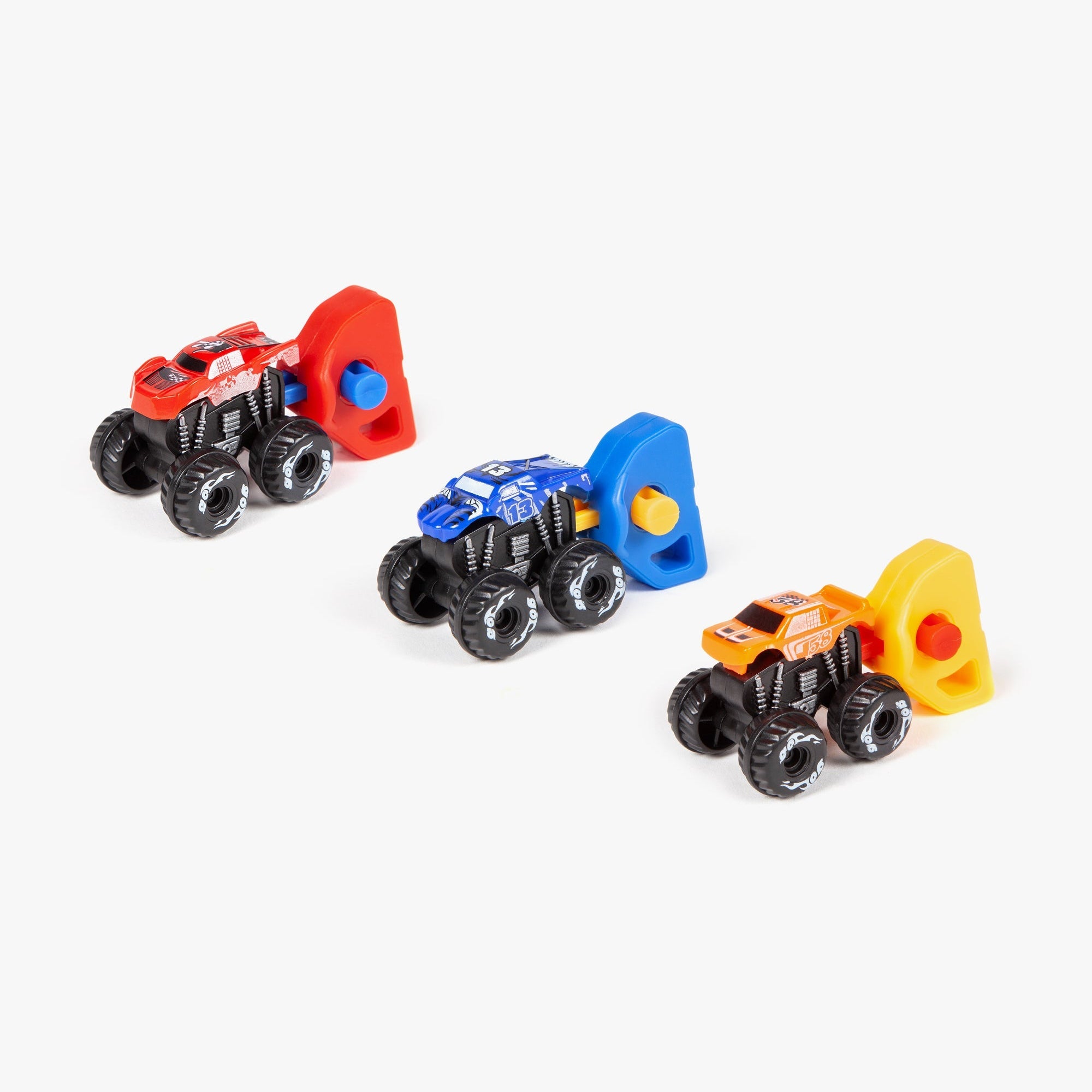 Nano Monster Truck Spring Key Launcher [3 Pack] | HobbyTron™ – World ...
