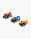 Lanzador de llaves de resorte Nano Monster Truck [paquete de 3]