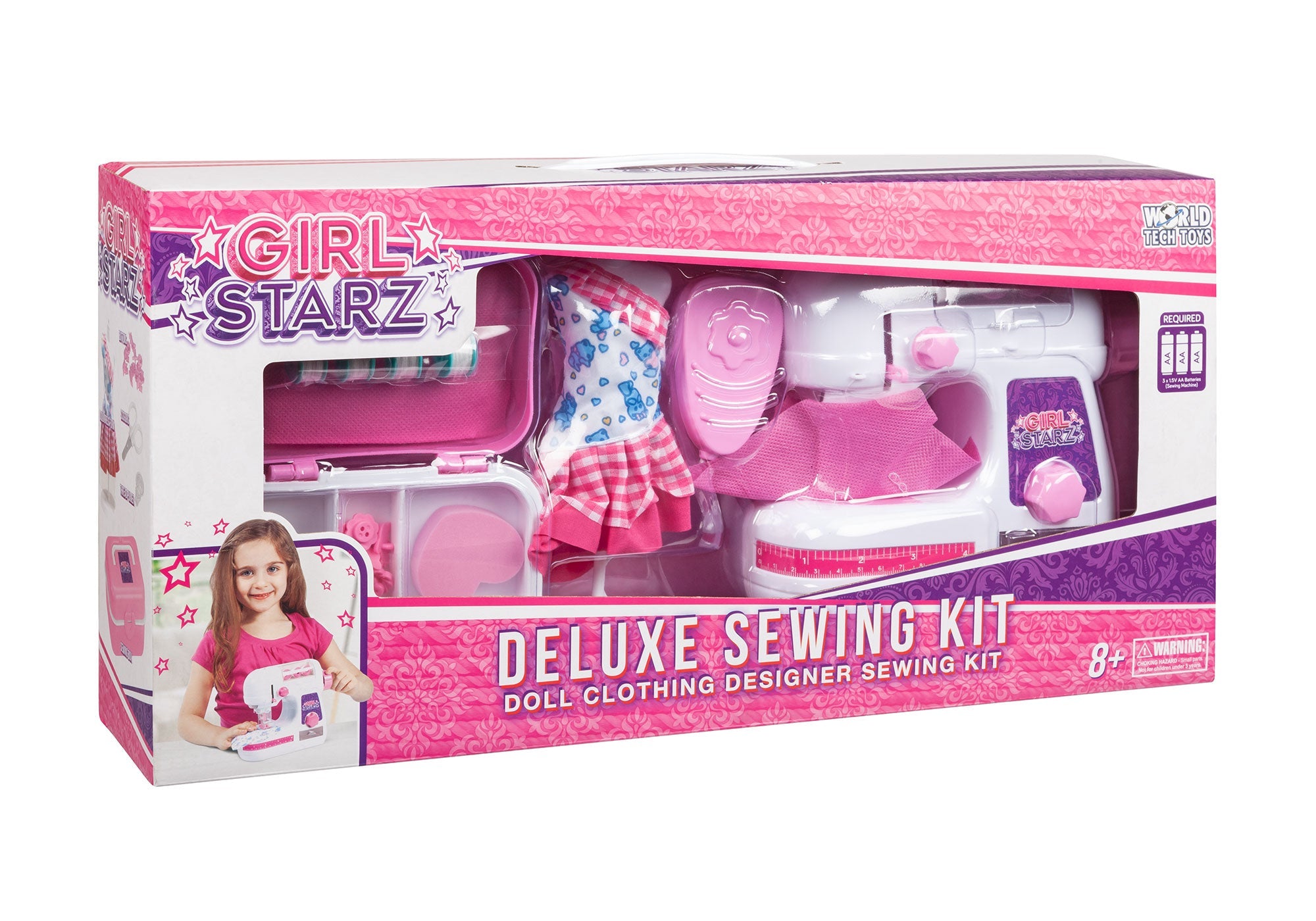 Girl Starz Kit de costura de lujo para diseñar ropa de muñecas