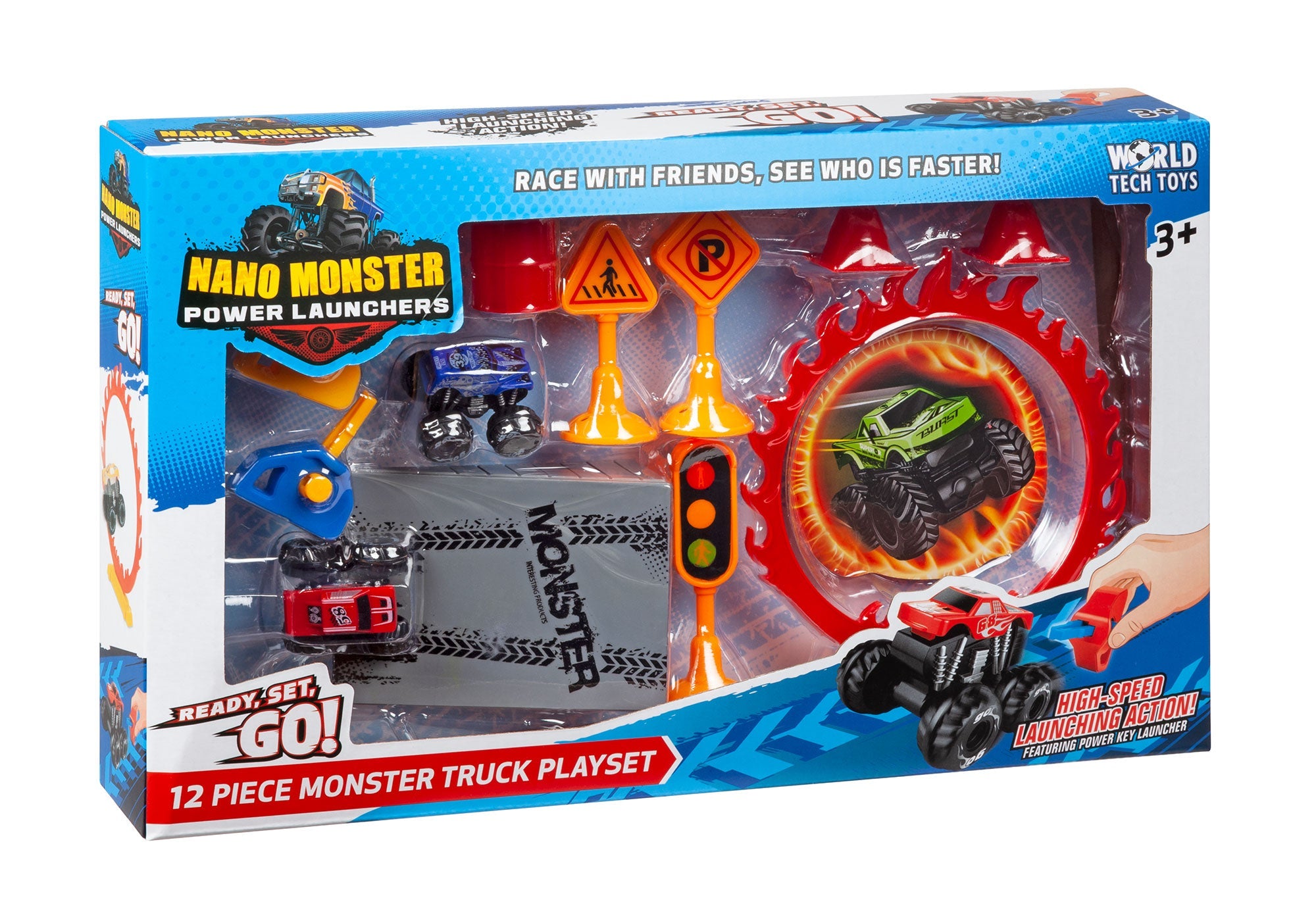 Playset de Nanocamión Monstruo