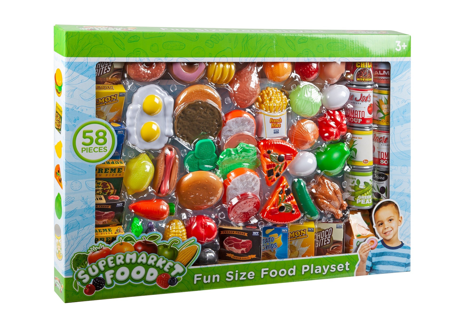 Juego de Comida Surtida para Niños [58 piezas]