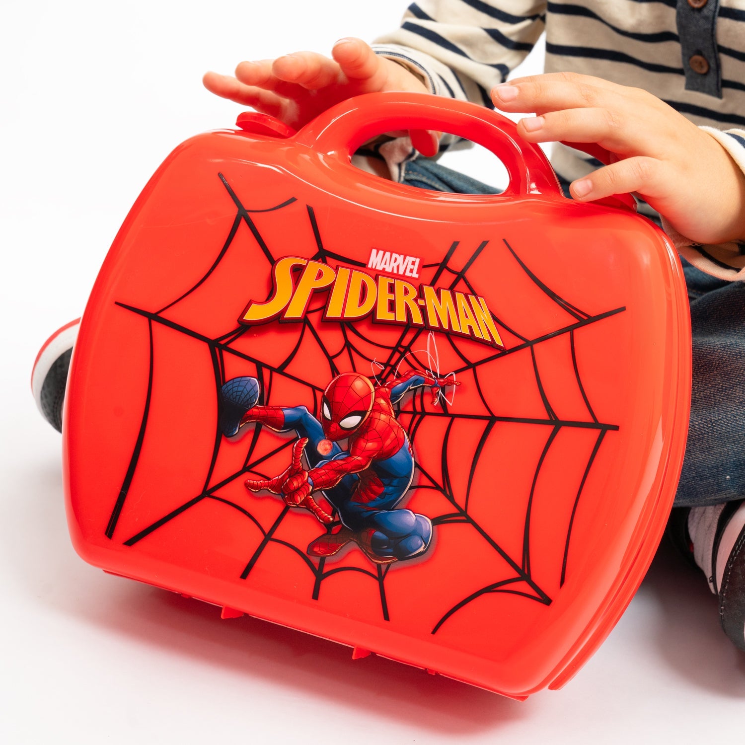 Juego de herramientas de 19 piezas en maleta de manitas de Spider-Man