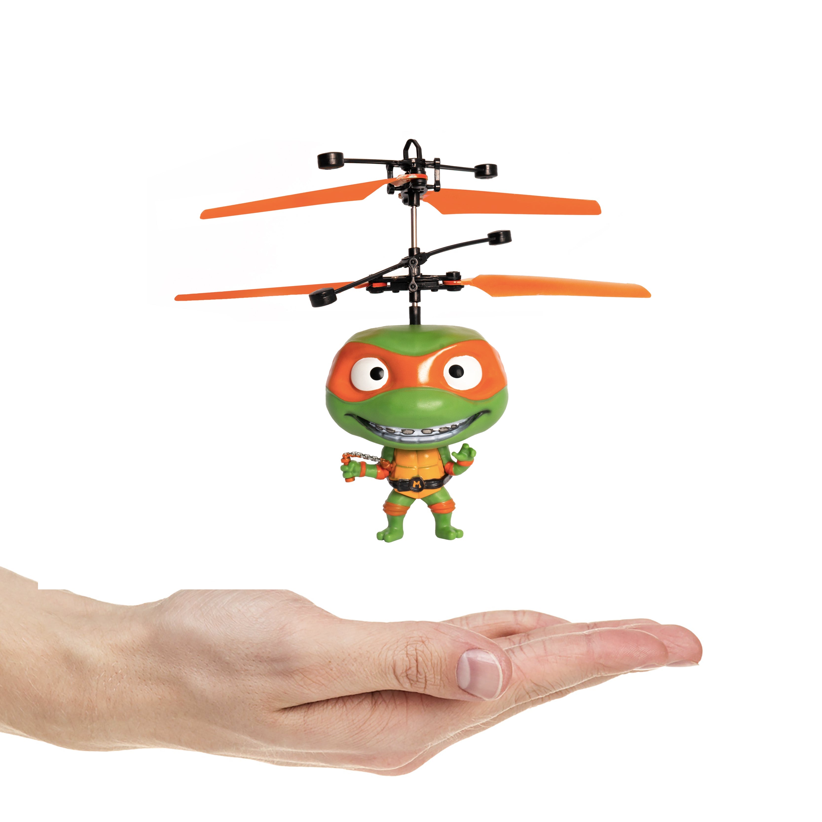 TMNT Caos Mutante Michelangelo Ovni Cabezón