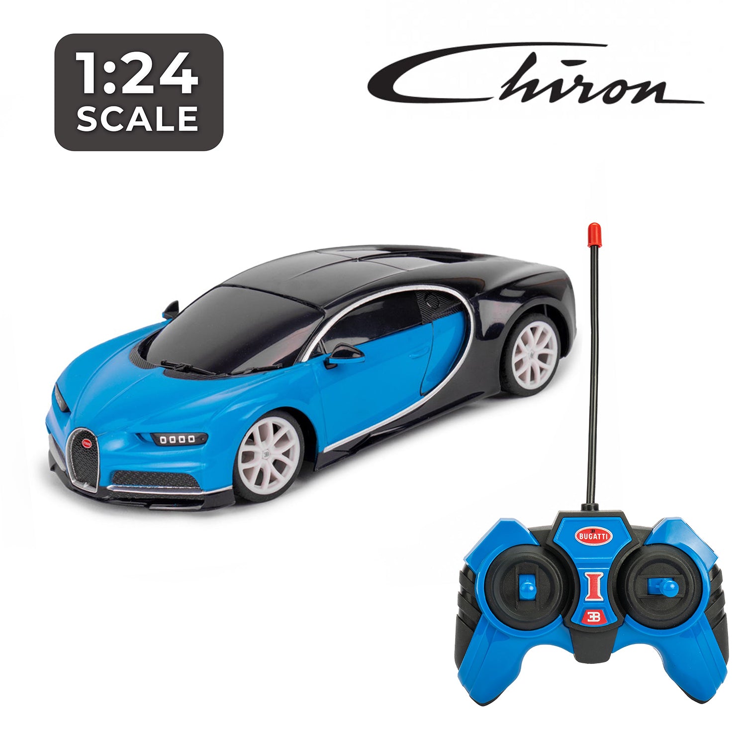 Bugatti Chiron 1:24 Full Function Electric RC Car – World Tech Toys