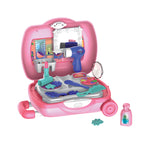 Juego de equipaje tocador de maquillaje (17 piezas)