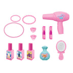 Tocador de juguete Glamour Queen para niñas (22 piezas)