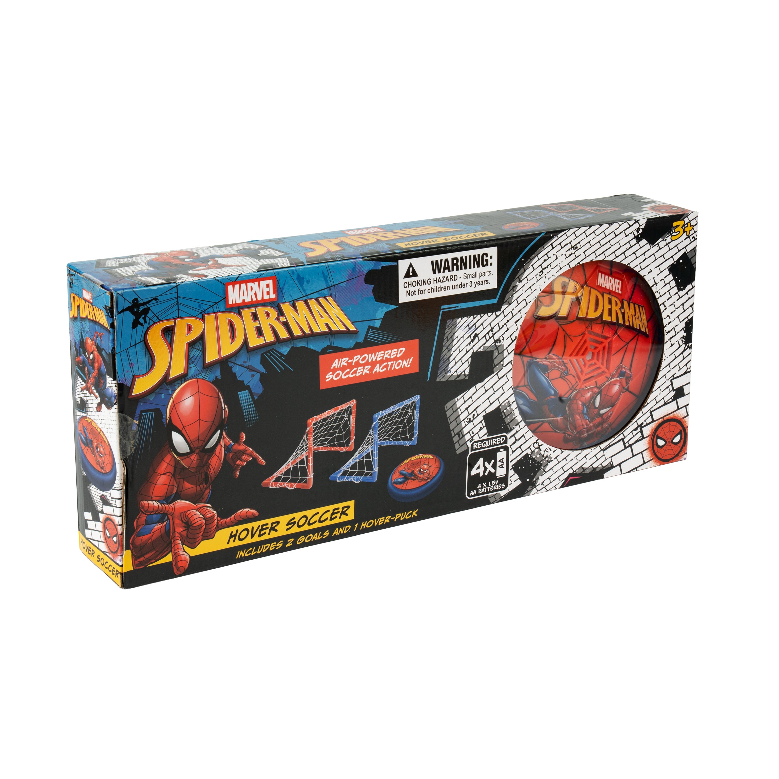 Spider-Man Hover Ball Soccer Playset with 2 Goals