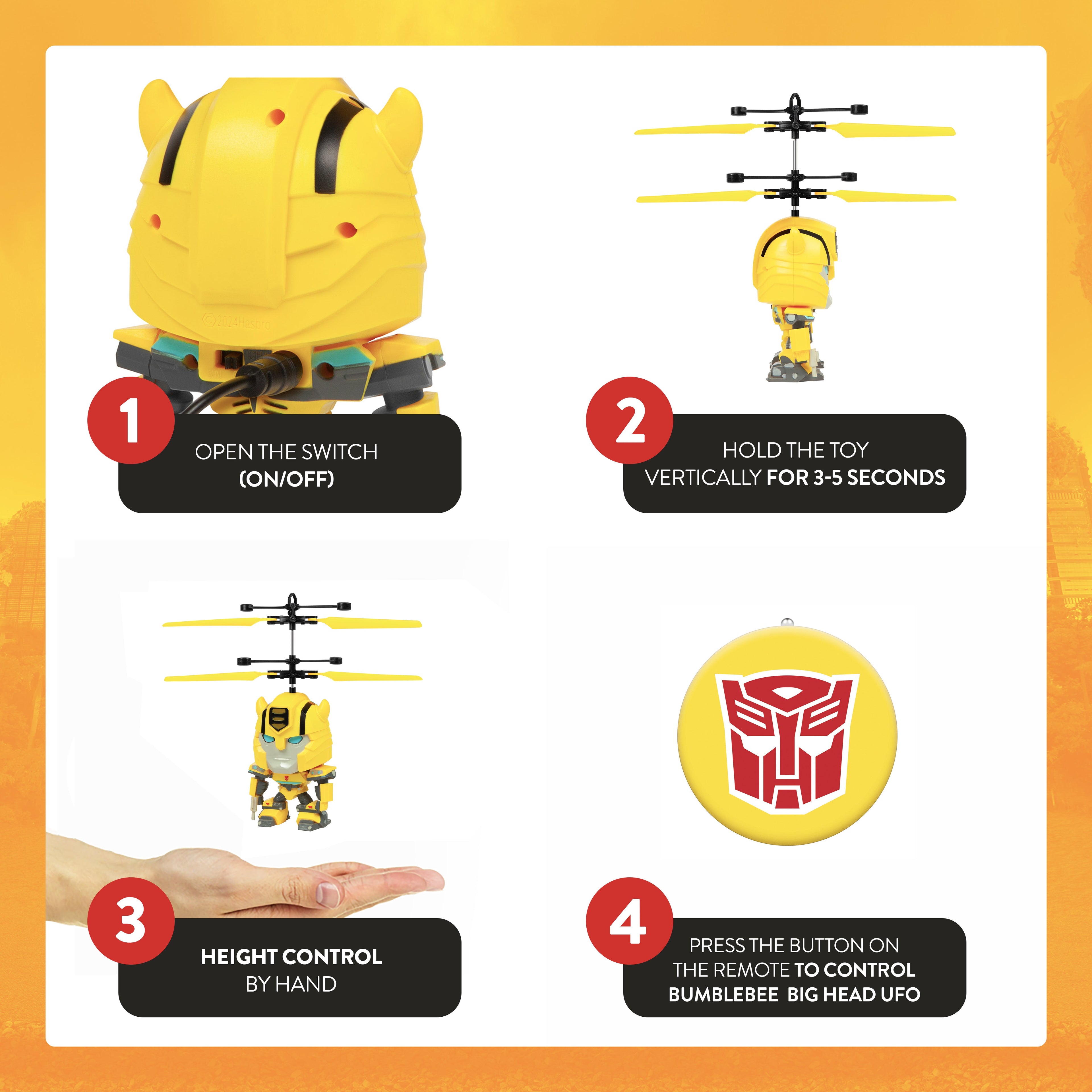 Transformers Bumblebee Cabezón OVNI
