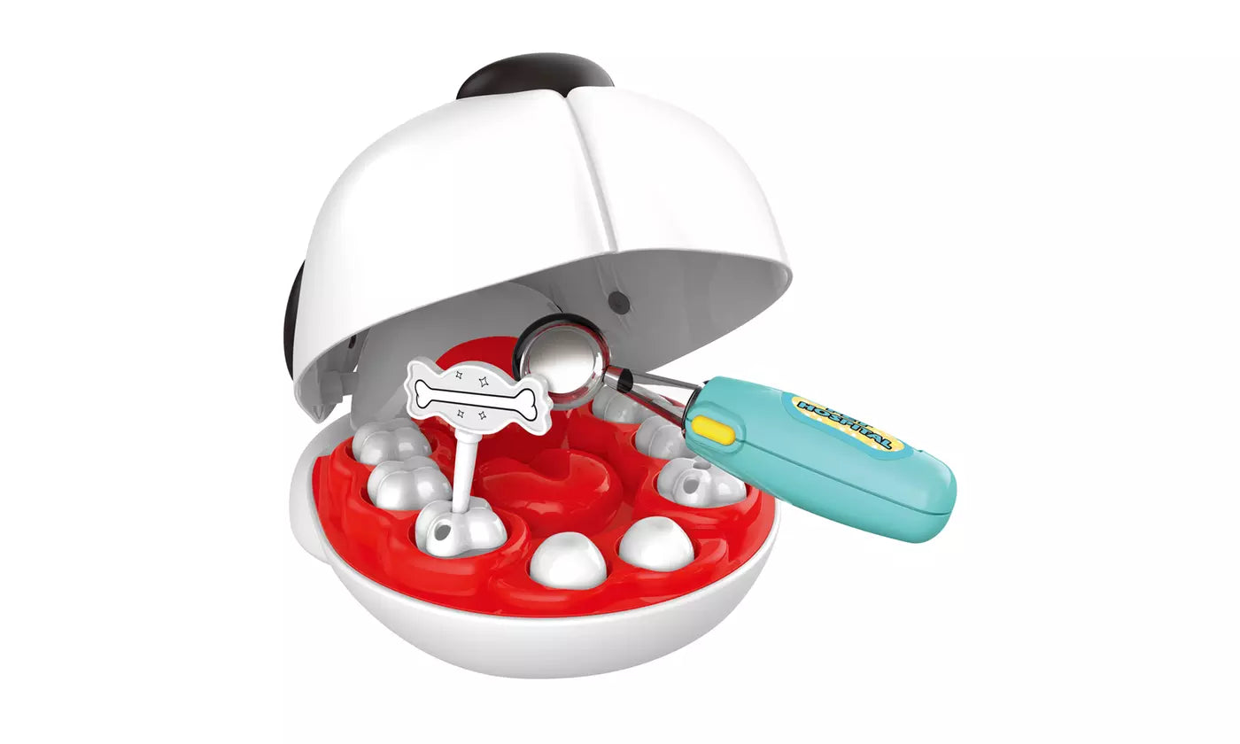 Juego de 17 piezas para dentista de mascotas, juguete para extracción y limpieza de dientes