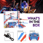 Helicóptero RC Optimus Prime de Transformers