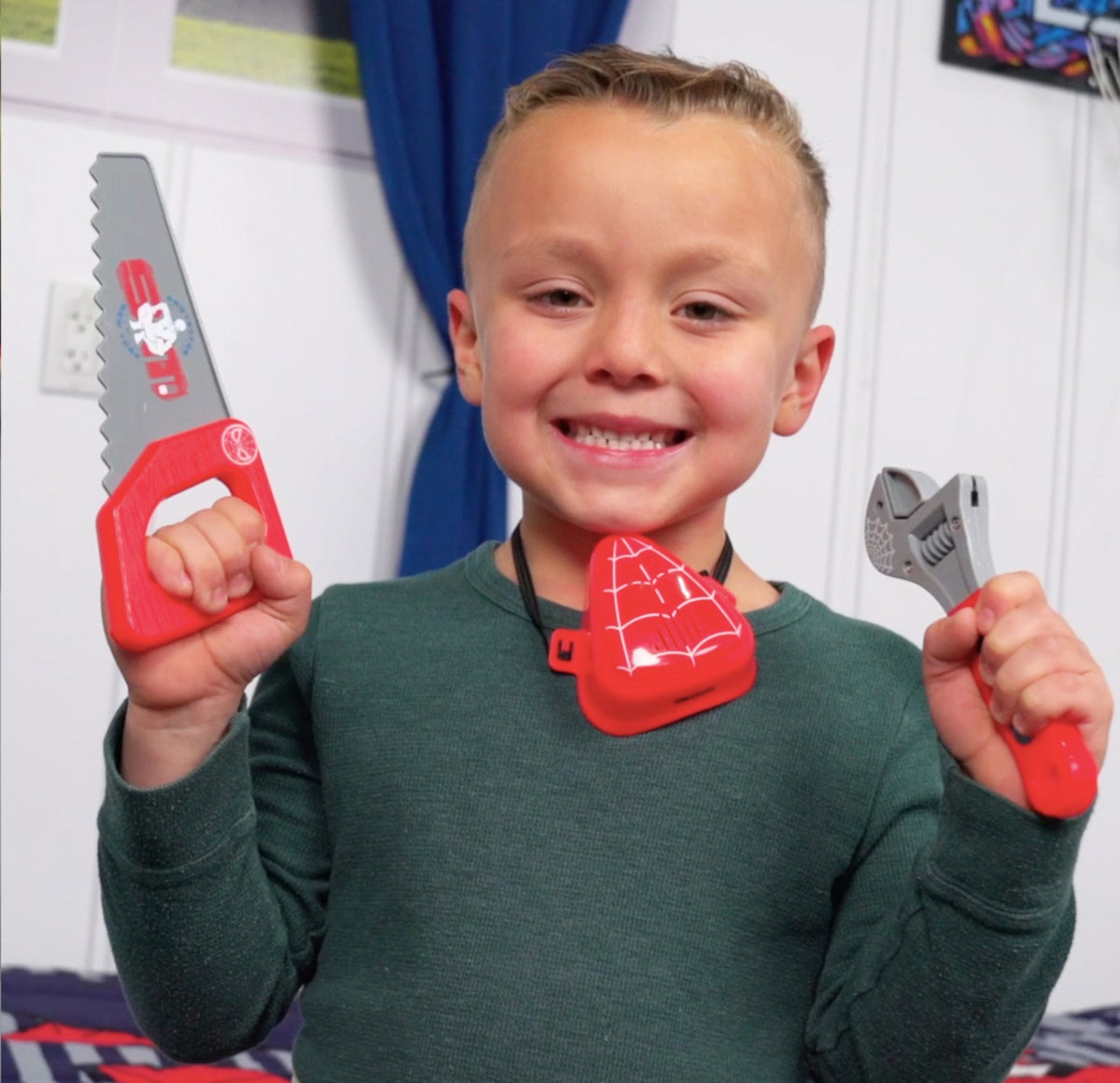 Spider-Man 14 Piece Carpenter Playset - Tool set