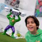 Figura voladora de Hulk teledirigida