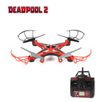 Dron RC de 4.5 canales y 2.4 GHz de Deadpool con licencia de Marvel