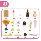 Pretend and Play Ice Cream Playset (31 Pieces)