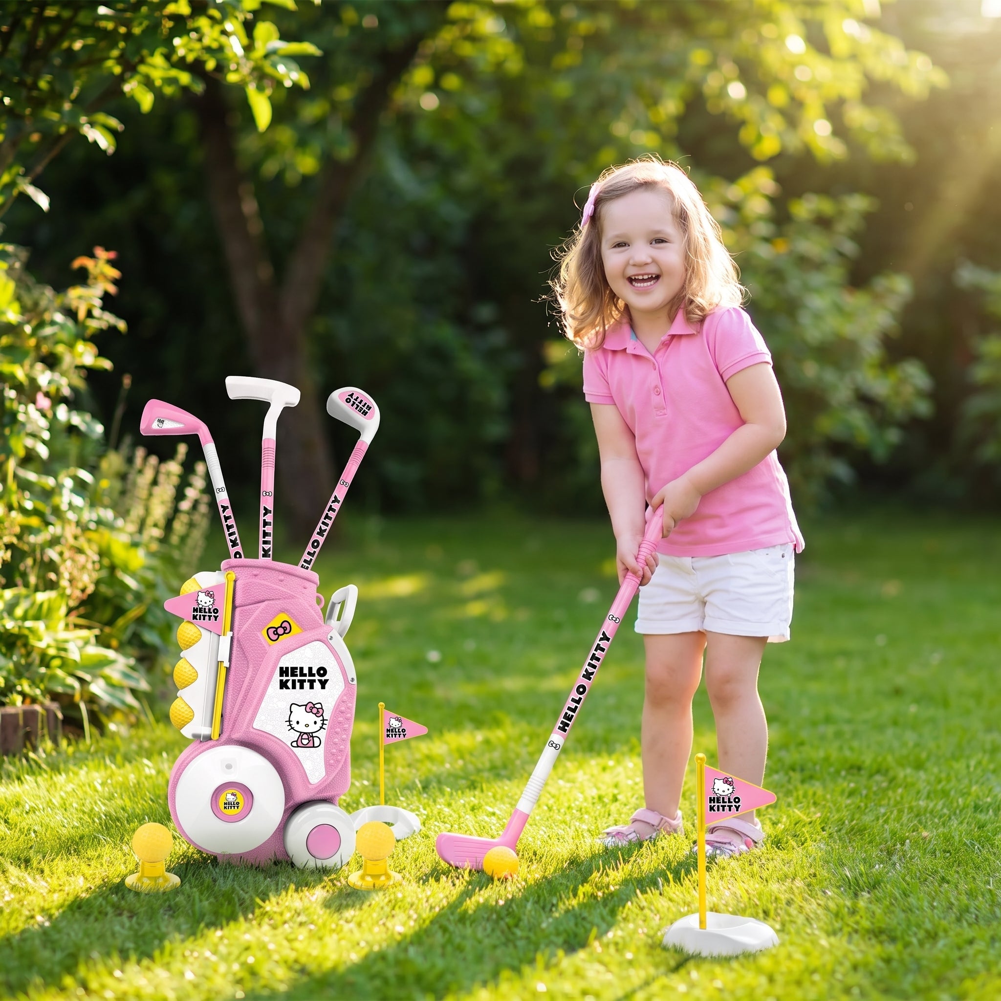 Hello Kitty Golf Caddy Playset