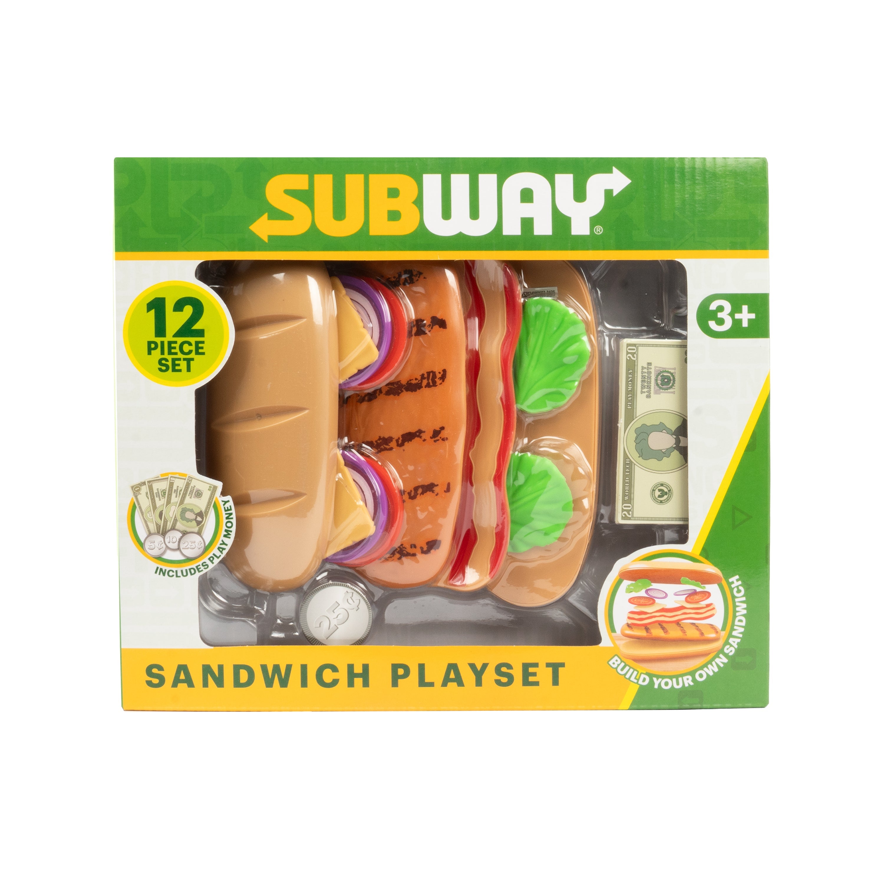 Juego de sándwiches Subway (Set de 12 piezas)