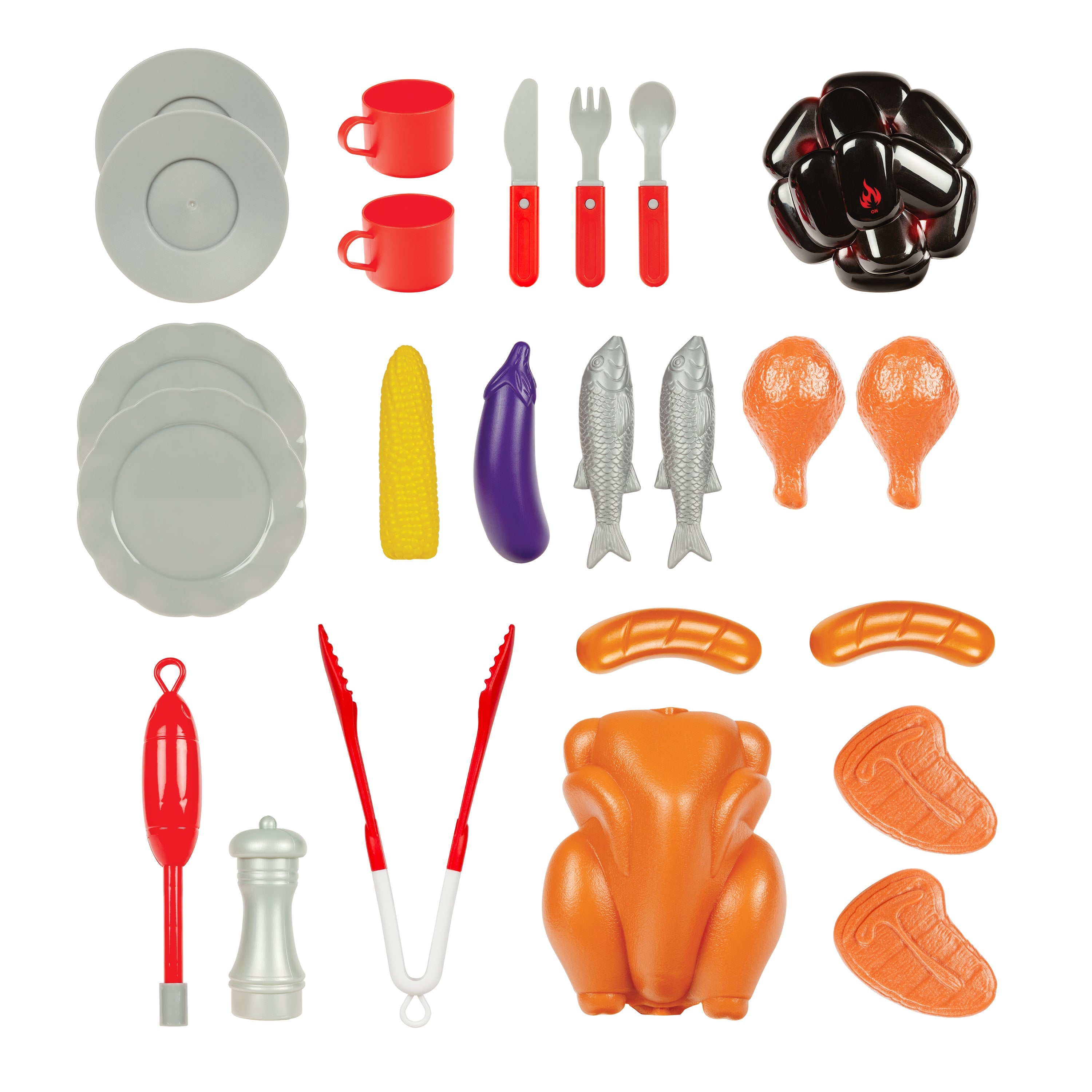 Juego de barbacoa Sizzling Chef (38 piezas)