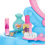 Tocador de juguete Glamour Queen para niñas (22 piezas)