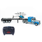 Helicóptero y camión Mega Hauler Gyro RC [paquete de 2]