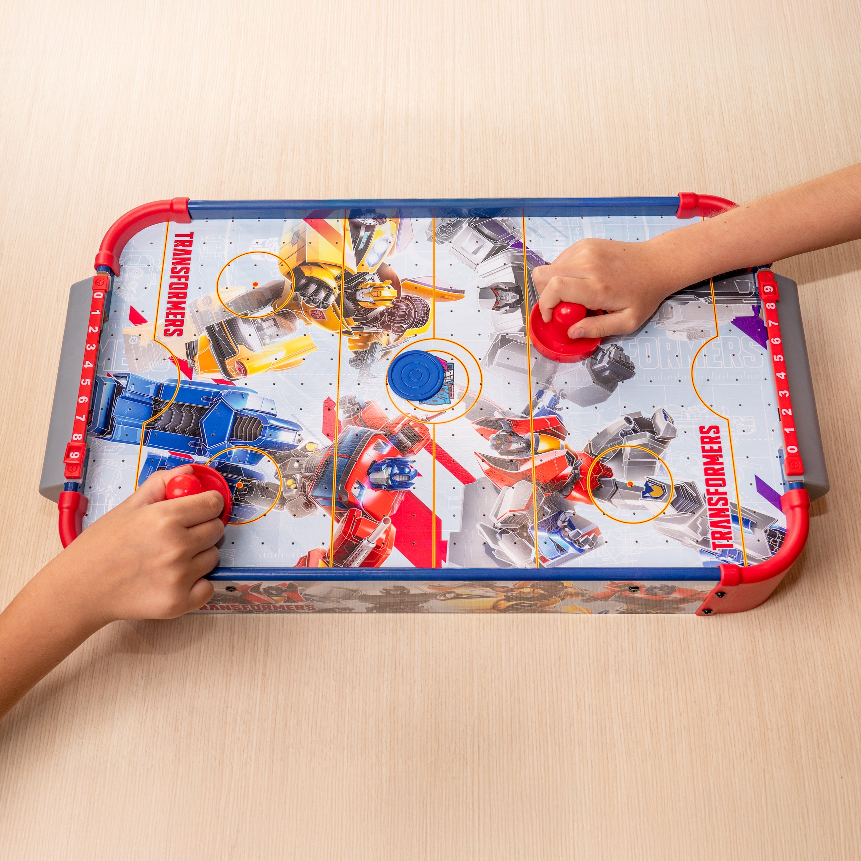 Transformers Wooden Electronic Air Hockey Table