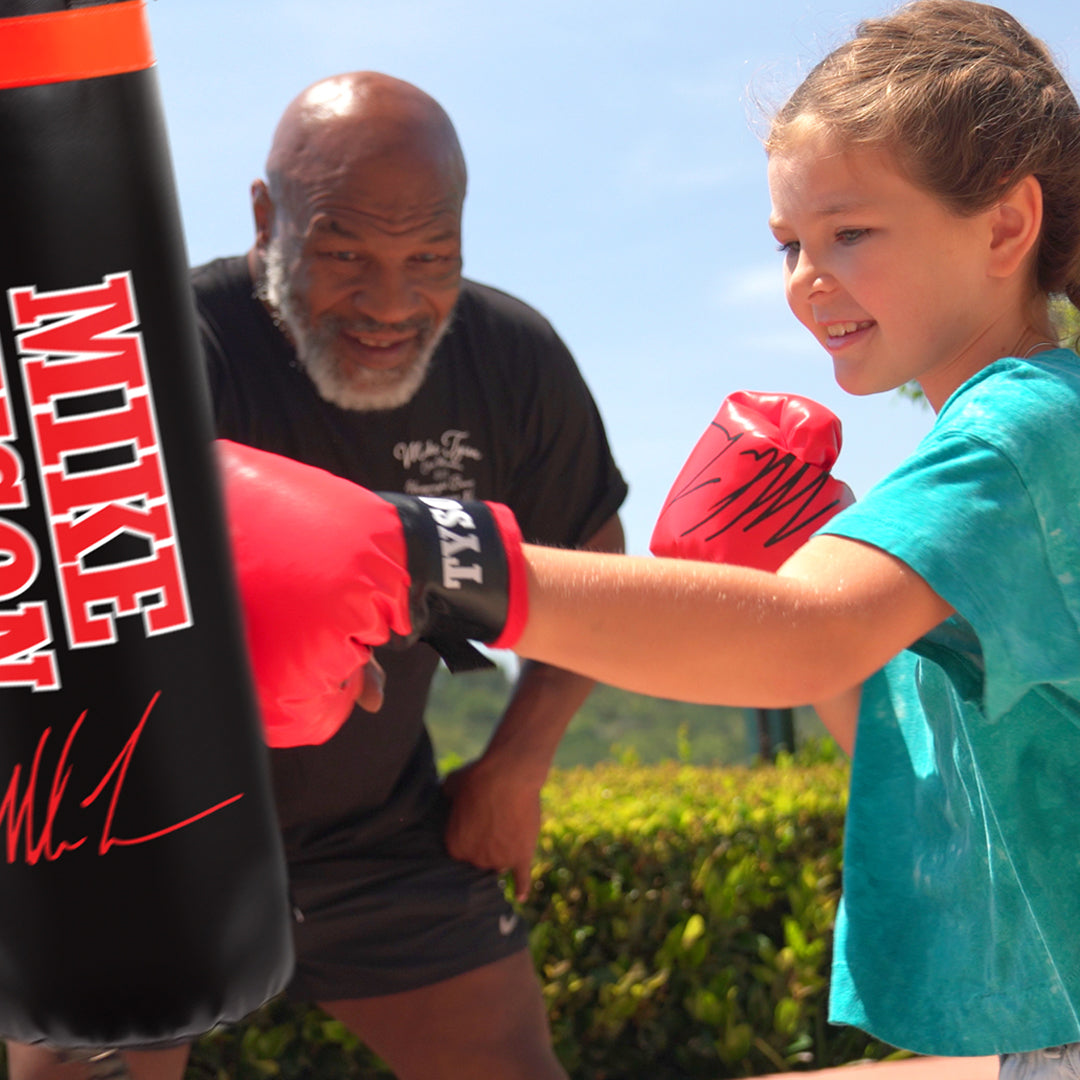 Set de Boxeo Infantil con Saco de Boxeo Mike Tyson