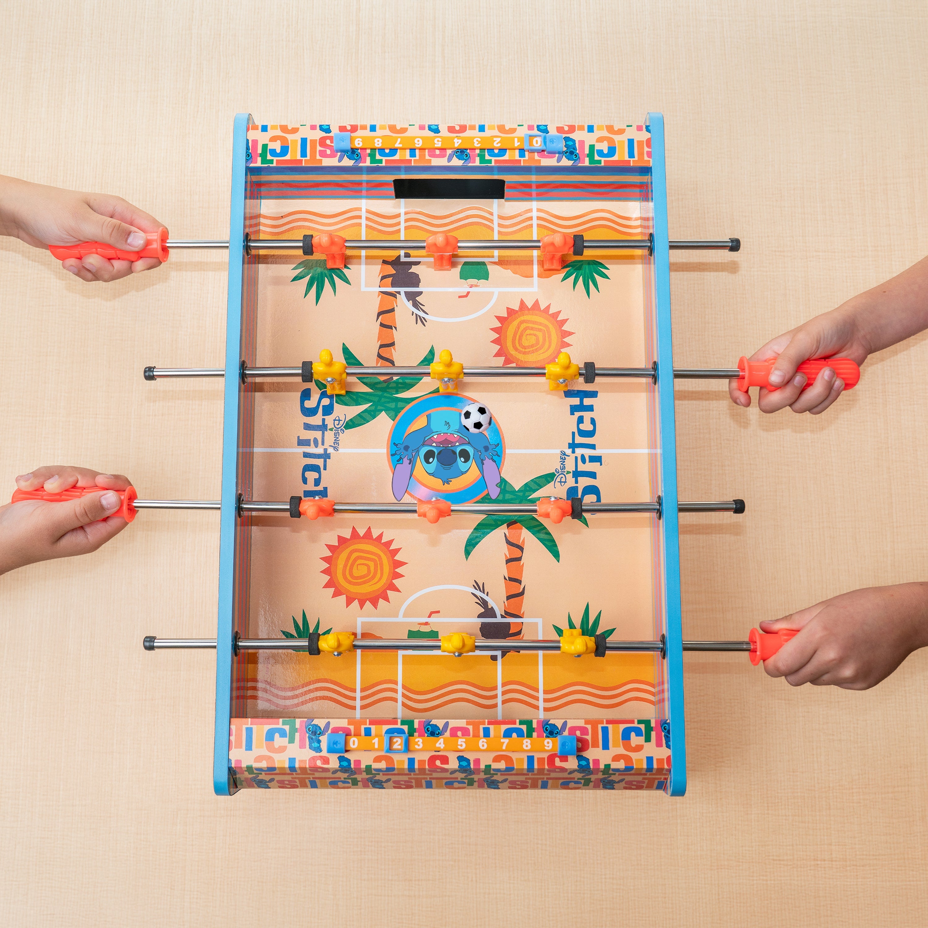 Wooden Tabletop Foosball Game