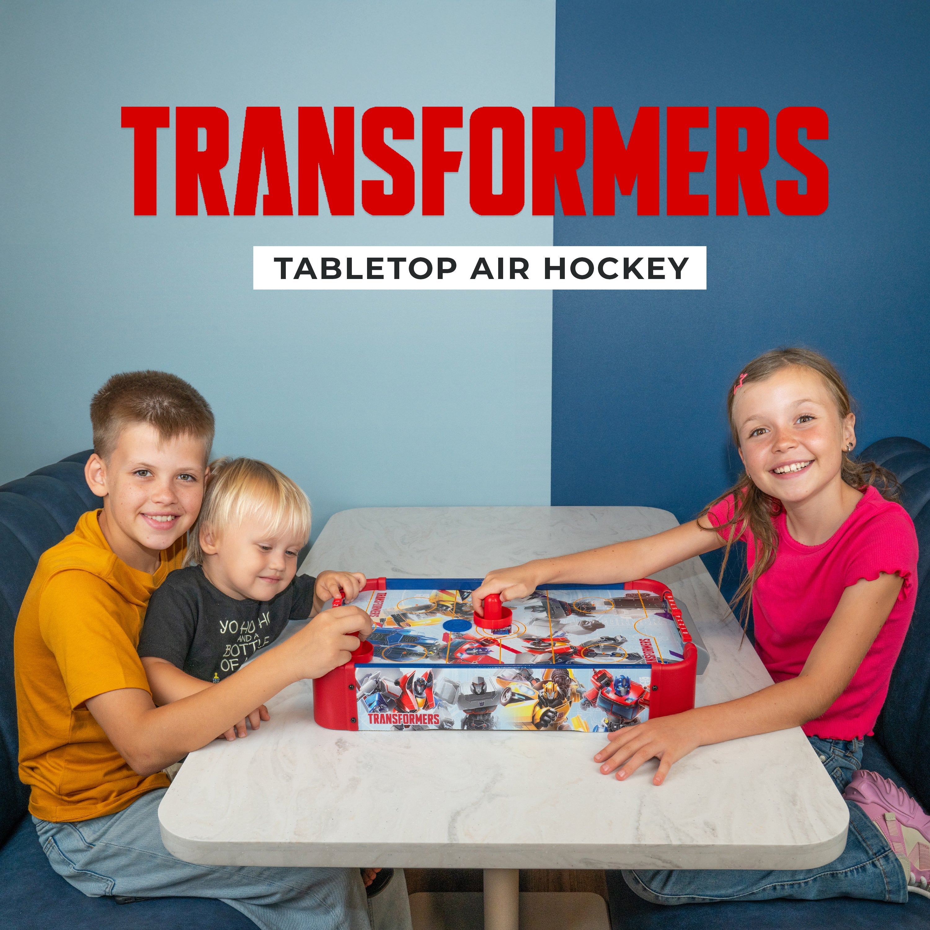 Transformers Wooden Electronic Air Hockey Table