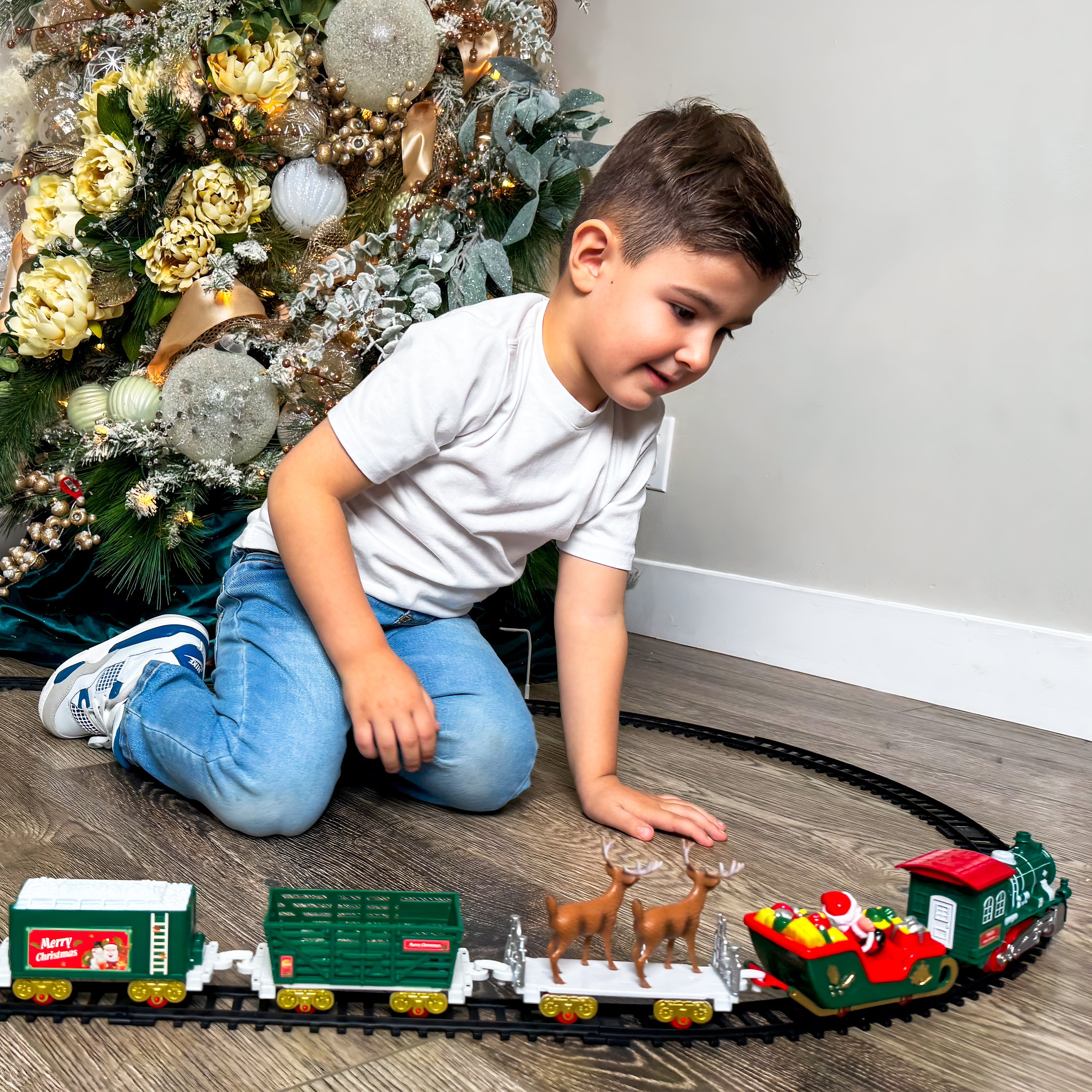 El tren Choo Choo de Santa - Set de tren de Navidad