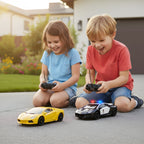 2 Pack - RC Lamborghini Aventador & LAPD Police Lamborghini Pursuit RC Set