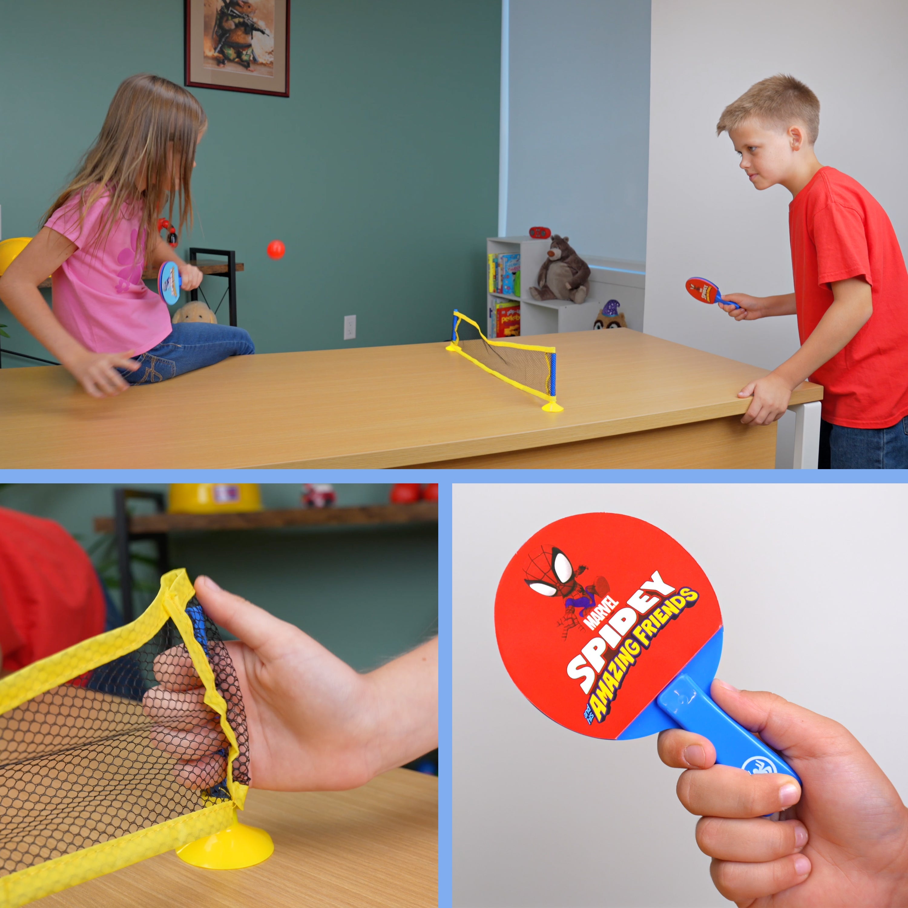 Spidey and His Amazing Friends Mini Table Tennis Tabletop Game