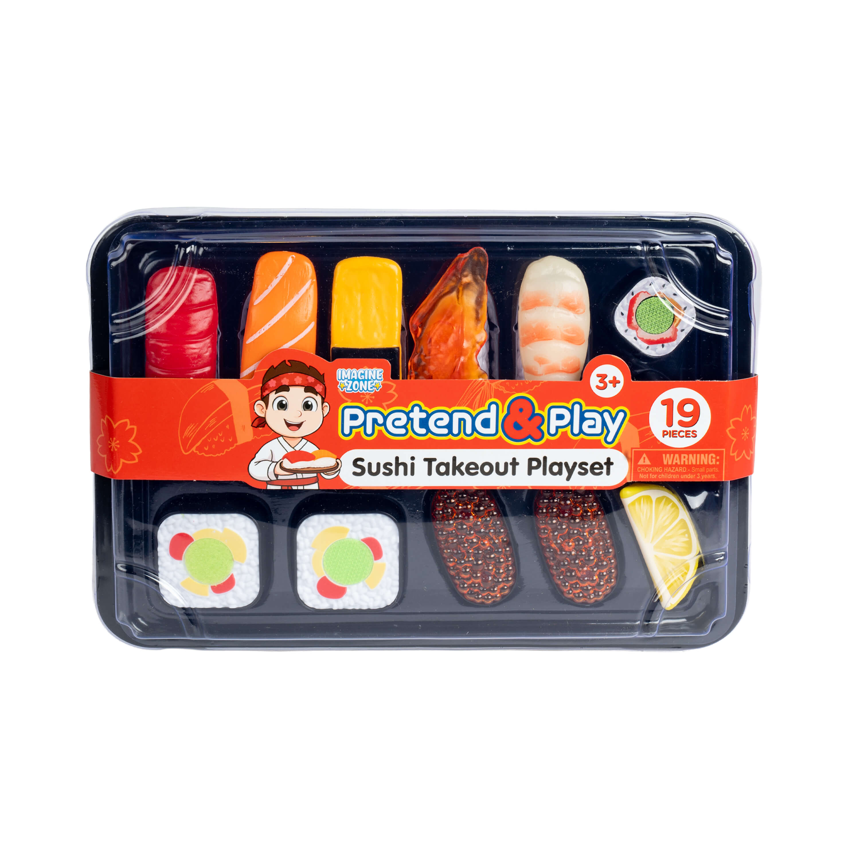 Pretend & Play Sushi Takeout playset (19 pieces)