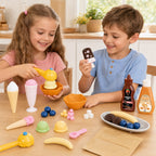 Pretend and Play Ice Cream Playset (31 Pieces)