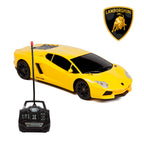 Paquete de 2 - Lamborghini Aventador RC y Set RC de Persecución de Policía LAPD Lamborghini